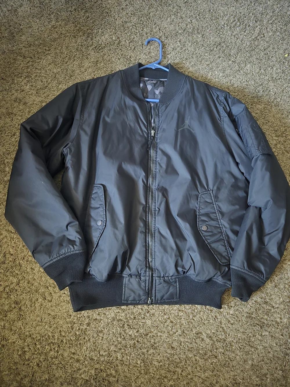 Jordan Black Bomber Jacket for Men